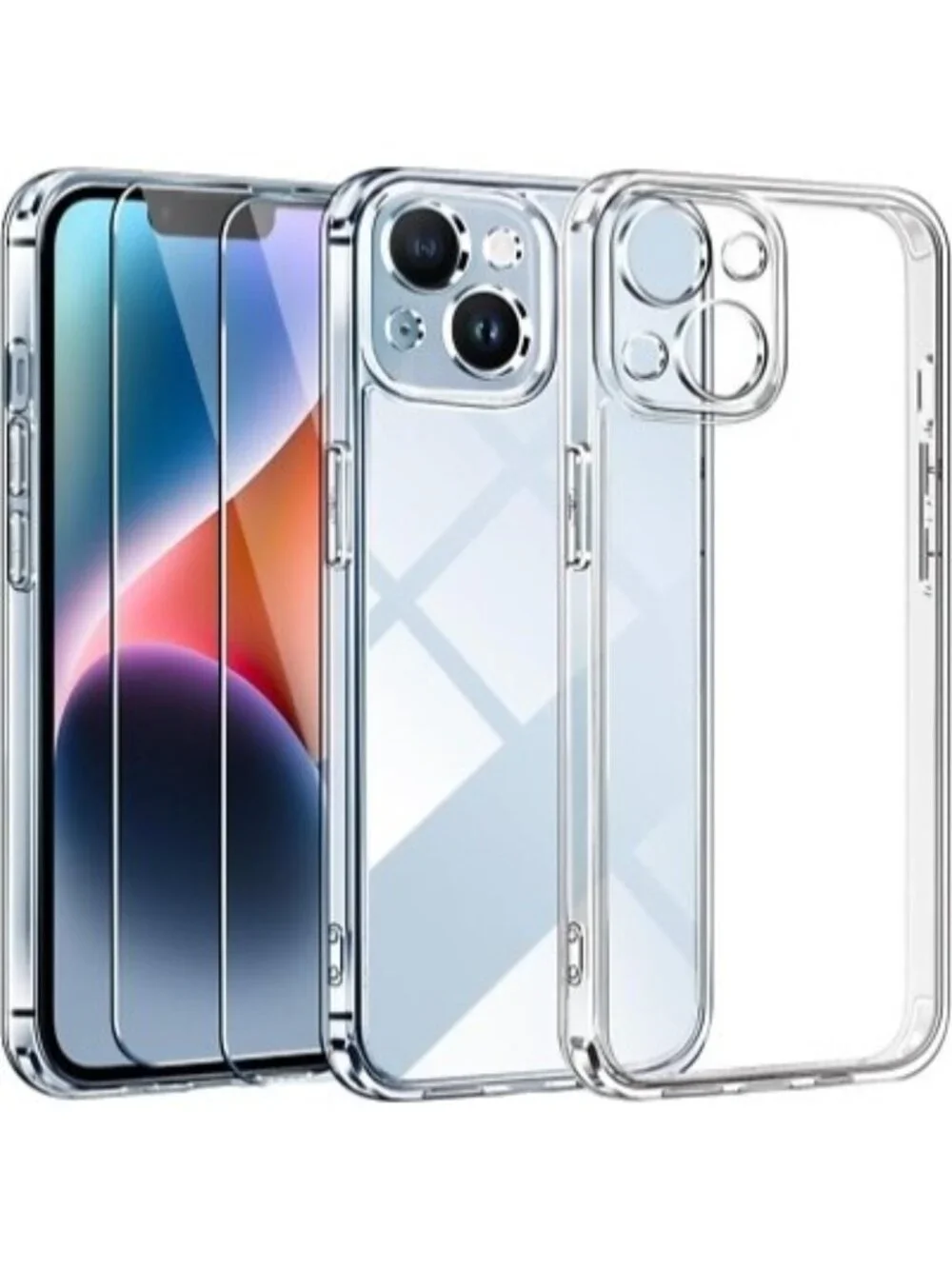 Clear TPU iPhone 14 Bumper Case With Shockproof Protection